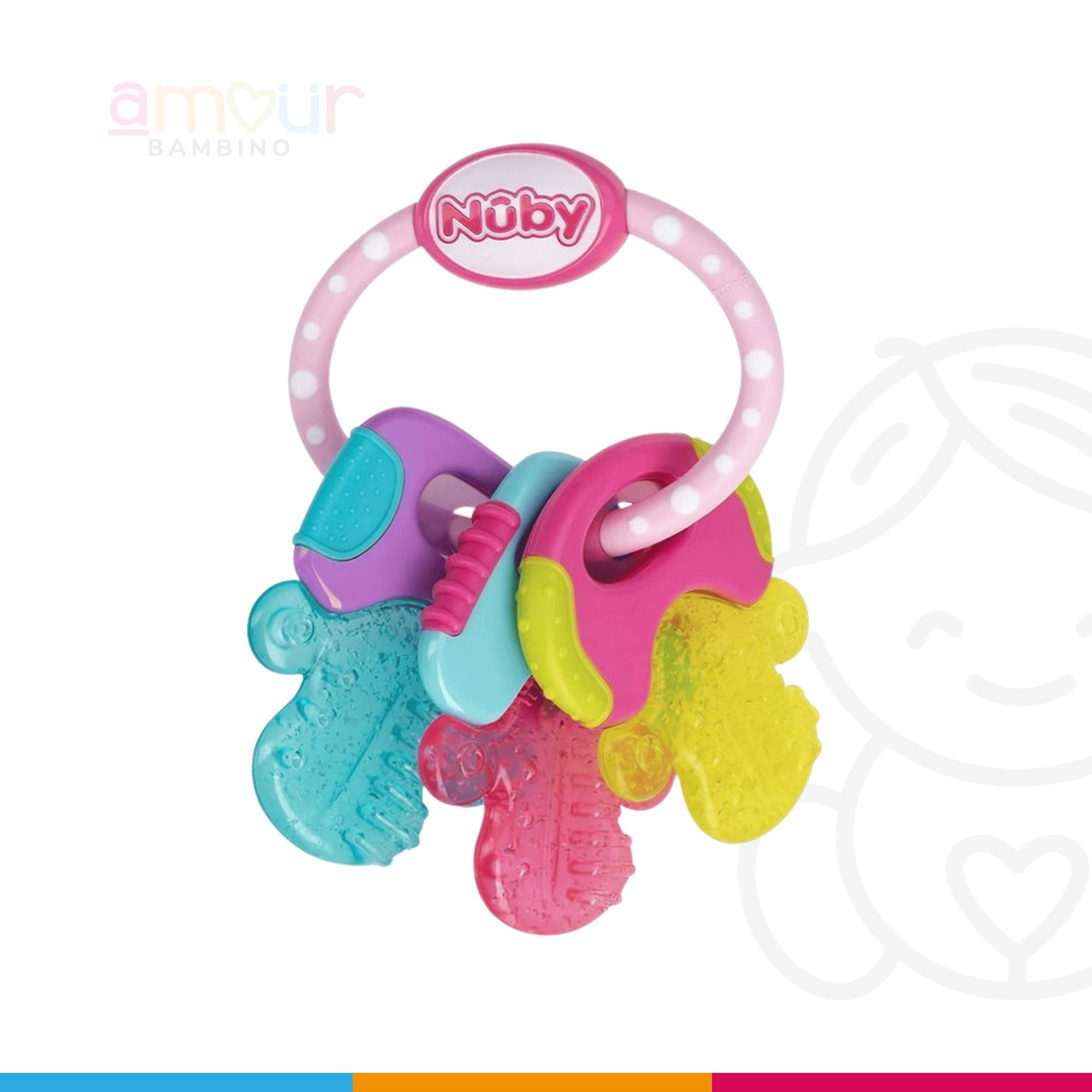 Mordedor Nuby ROSA De Gel