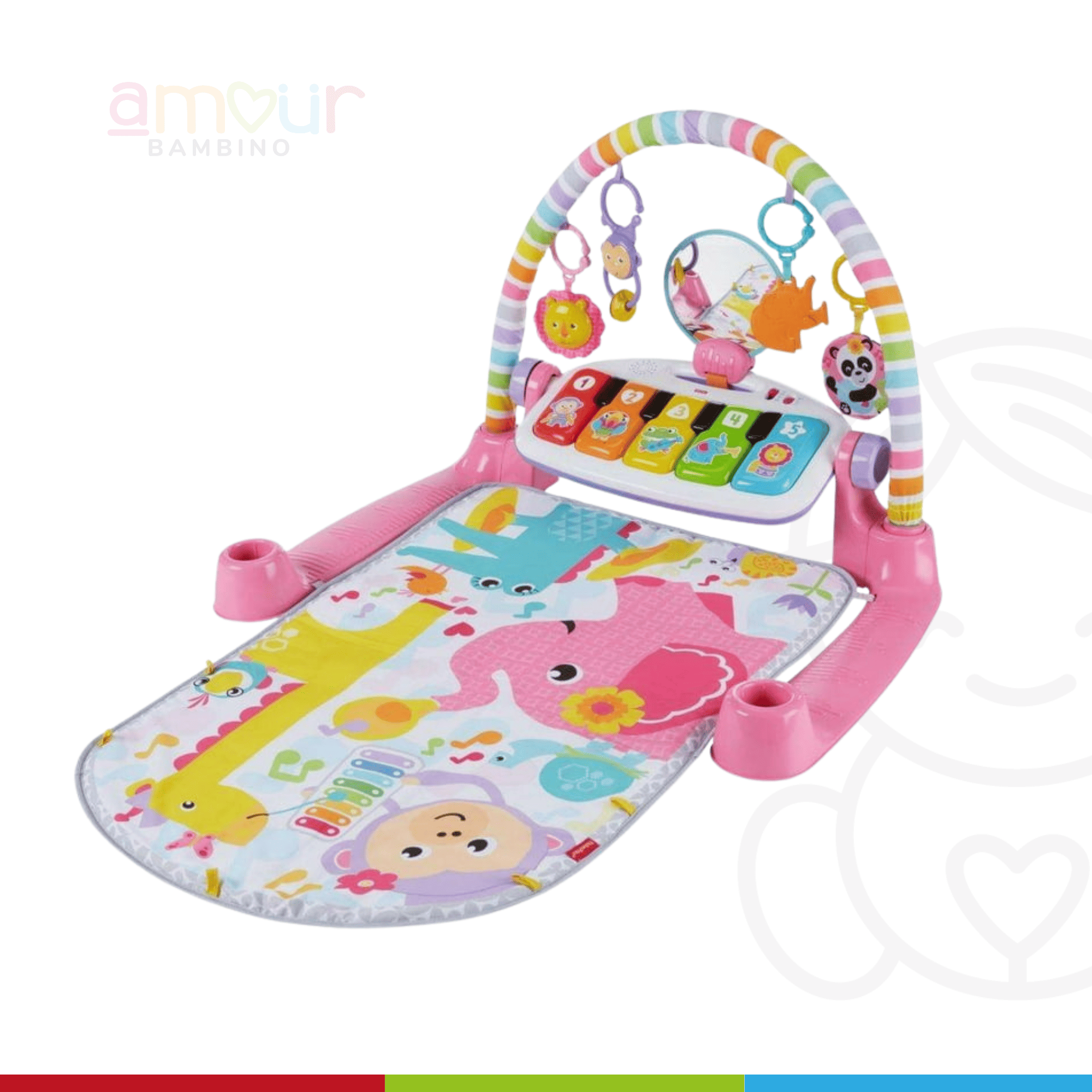 Baby Gym Kick & Play Piano de niña Fisher-Price