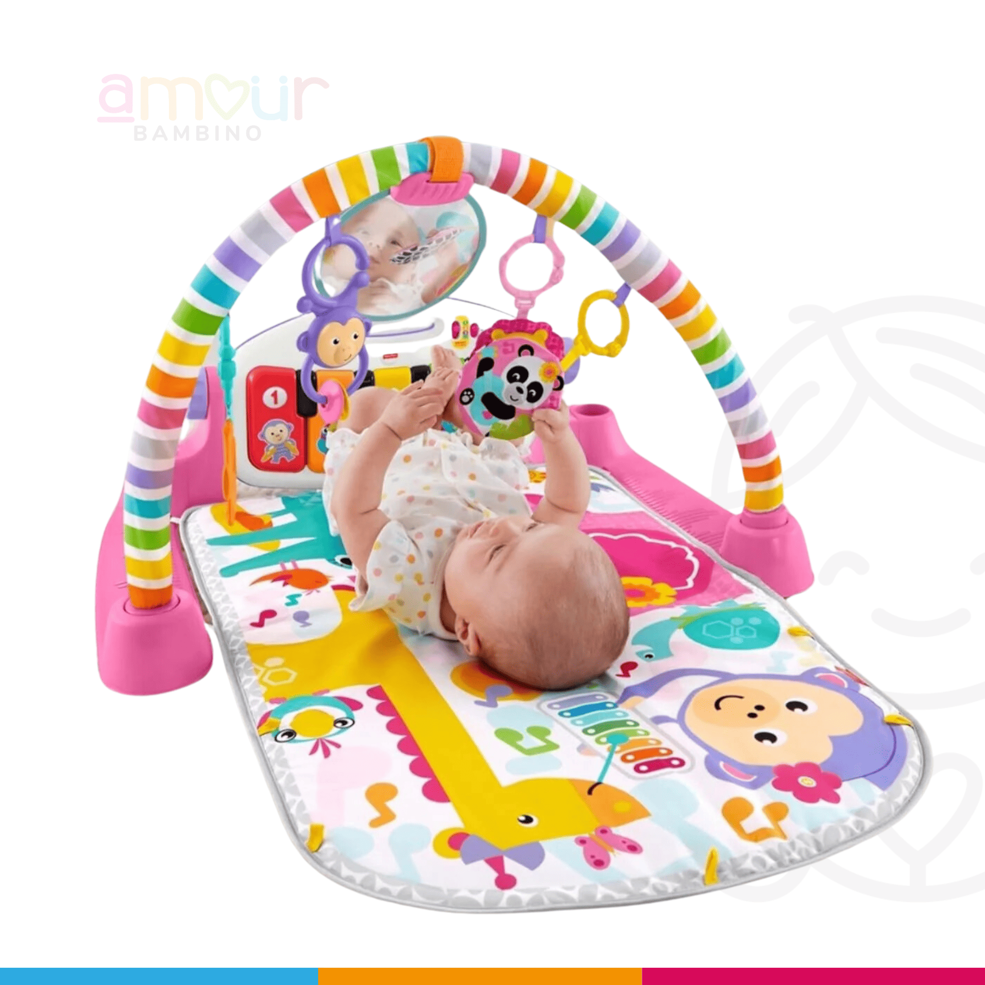 Baby Gym Kick & Play Piano de niña Fisher-Price - Imagen 2