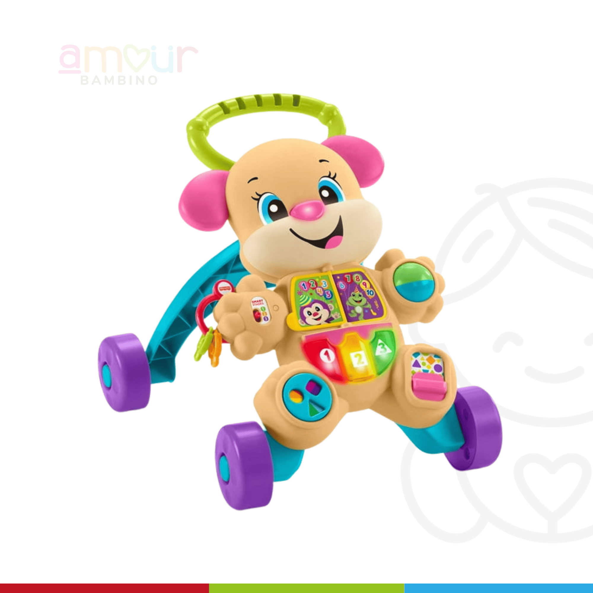 Caminadora Fisher Price (Rosa)