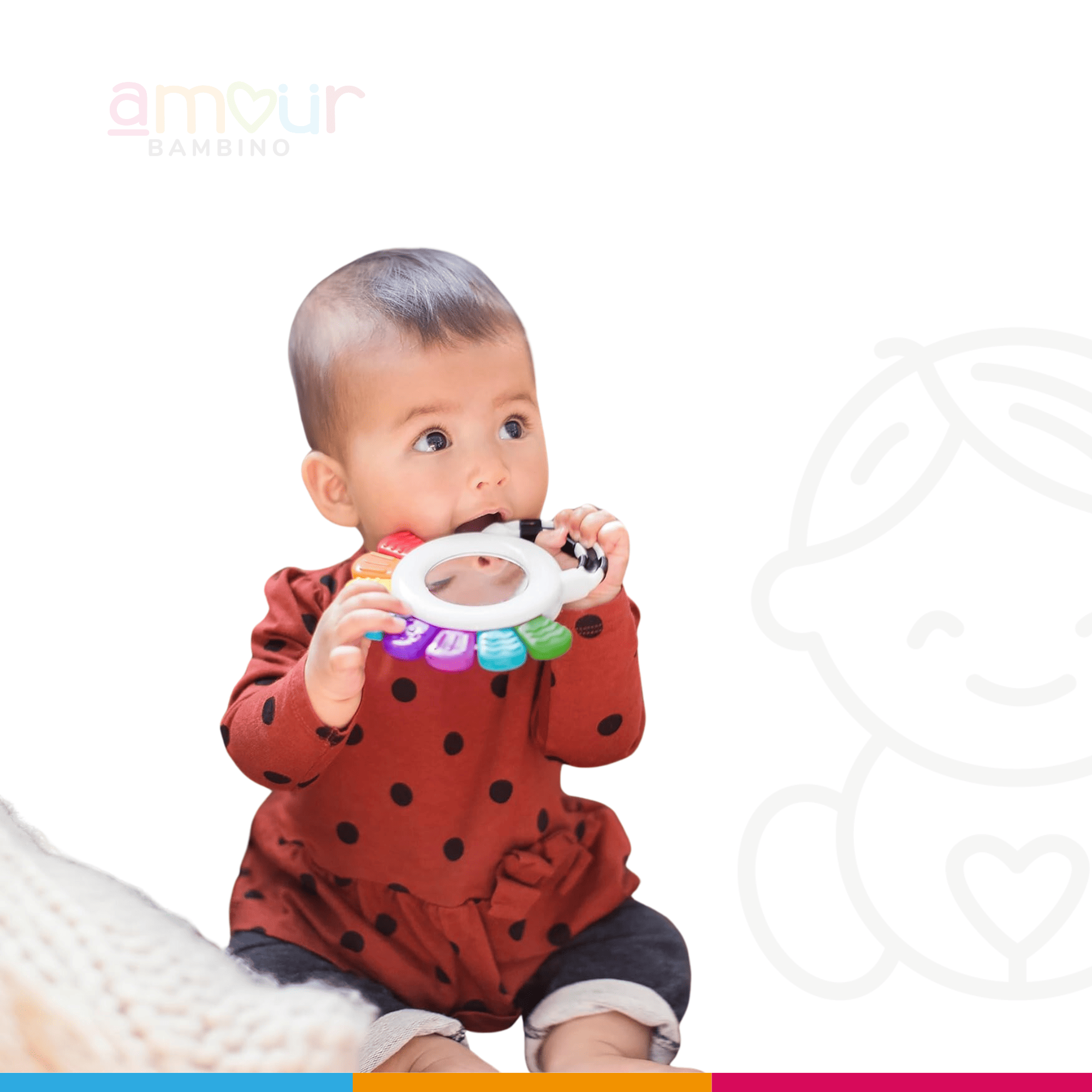 Baby Einstein Sonajero y Mordedor Multiuso | Pulpo - Imagen 2