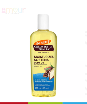 Aceite Corporal Hidratante de Manteca de Cacao con Vitamina Y Brillo Radiante